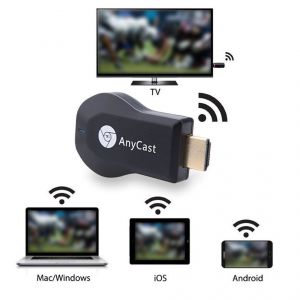 CLOVER-Cl&eacute; TV HDMI WiFi 1080P HD, Dongle sans fil Miracast Airplay AnyCast DLNA, Noir - Neuf
