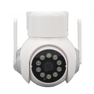 Camera exterieure IP66, communication bidirectionnelle, 110-240 V, vision nocturne couleur, Wi-Fi, pour parc, bureau, entrepot, prise americaine - Neuf