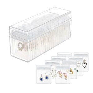 Acrylique De Bijoux De L'orgue - 20 Pvc N&eacute;erlandais De Pr&eacute;vention Des Bijoux De Sac, Bijoux Bo&icirc;te &Agrave; Bijoux Rangement Boucles D'oreilles Collier Anneau - Neuf