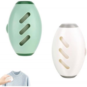 MEVRONISSHOP-2 Pi&egrave;ces Rouleau Anti-Peluches r&eacute;utilisable Mini Rouleau Anti-Peluches Portable Rouleau Poils Animaux Portable Vetement pour V&ecirc;tements, Lit, Tapis(Vert + Blanc) - Neuf