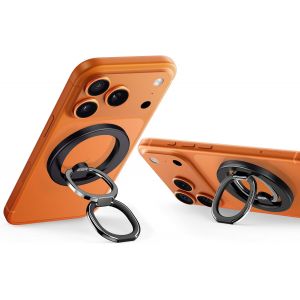 MEVRONISSHOP-Anneau T&eacute;l&eacute;phone Support Magn&eacute;tique pour MagSafe,T&eacute;l&eacute;phone Support Grip pour iPhone Air/17/16/16e/15/14/13/12/Google Pixel 10/Samsung/Android, Tous Les Smartphones, R&eacute;glable dans Les 2 S - Neuf