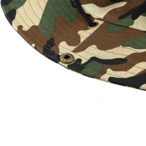 Casquette De Camouflage A Large Bord Pour La Chasse Et La Peche En Plein Air, Chapeau De Pecheur Pare-Soleil En Filet (Camouflage) - Neuf