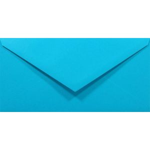 50 enveloppes longues bleues DL 110x220mm Rainbow 80g rabat pointu collage humide enveloppes colorées enveloppes décoratives pour invitations mariage Noël cartes de voeux anniversaire fêtes - Neuf