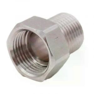 Acier Inoxydable 5/8 Femelle Bsp X 1/2 Mâle Nps / Bsp / Npt Adaptateur De Fût Adaptateur De Tige De Bière Matériel De Brassage Amateur - Neuf