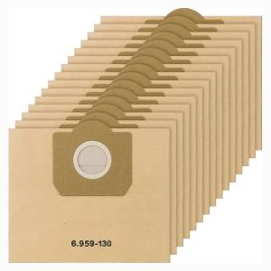 15 sacs d'aspirateur pour Karcher 6.959-130.0,sacs filtrants en papier - Neuf