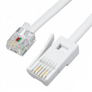 C&acirc;ble T&eacute;l&eacute;phonique Pour Modem Adsl Fixe 2 M, Bt Vers Rj11, Prise T&eacute;l&eacute;phonique Britannique Vers Rj11 Pour Lignes T&eacute;l&eacute;phoniques Fixes Britanniques, Appareils Comme T&eacute;l&eacute;copieurs, T&eacute;l&eacute;phones, Etc - Neuf