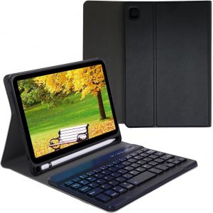 Étui Clavier Pour Ipad Mini 1/2/3/4/5 7.9 Pouces Coque Clavier Sans Fil Magnétique Amovible Qwerty Pour Ipad Mini 1/2/3/4/5 (Noir) - Neuf