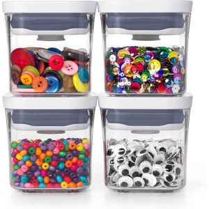 Checarzhn--No1-Good Grips 11236100 Lot De 4 Mini Récipients Pop En Plastique Transparent - Neuf