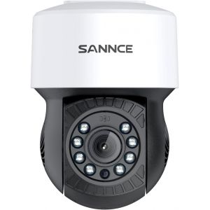 ChenQuanSarl-Caméra De Sécurité Extérieure Pt 1080P, Zoom Numérique, Rotation 350° Inclinaison 90°, Vision Nocturne 30 M, Compatible Systèmes Cctv Analogiques, Accès À Distance, Alimentation Non Incl - Neuf