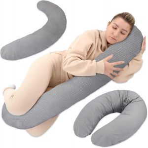 Coussin De Grossesse Et Allaitement 190 Cm &iquest; Coussin Maternit&eacute; Et Corps Oreiller De Grossesse Soutien Pour Dormir Sur Le C&ocirc;t&eacute; Et Allaiter Parfait Pour Femme Enceinte Oreillers En Forme De C Oeko-Tex - Neuf