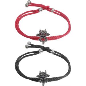 Eryi-2 Supports Tressés Dragon, Animaux De Dessins Animés Simples Et À La Mode, Bracelets Drôles, Hommes Et Femmes Universels, Bracelets D'amitié. - Neuf