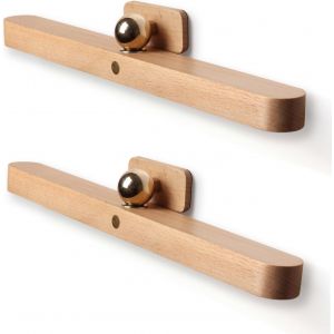 Subzonal-Lot De 2 Appliques Murales Magn&eacute;tiques &Agrave; Led Rotatives &Agrave; 360&deg; &Agrave; Piles, Rechargeables Par Usb, &Agrave; Intensit&eacute; Variable, Pour Lecture, Maquillage Et &Eacute;clairage Domestique - Neuf