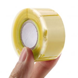 HJLIAN Ruban electrique en caoutchouc de silicone auto-fusionnant, etanche, pour reparation de joints de tuyaux d'eau (jaune) - Neuf