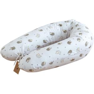 Coussin De Grossesse - Coussin D'allaitement 170 Cm - Coussin Pour Sommeil Latéral 100% Coton - Avec Housse Amovible - Coussin De Grossesse Pour Dormir (Hérisson) - Neuf