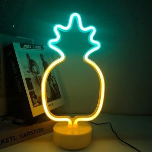 Kalanka-Enseigne Au N&eacute;on D&eacute;coration De Table Murale &Agrave; Led Veilleuse Usb/N&eacute;on De Nouveaut&eacute; &Agrave; Piles Pour Cadeau D'anniversaire De No&euml;l F&ecirc;te Enfants Salon D&eacute;coration De Mariage Cadeau Pour Enfants - Neuf