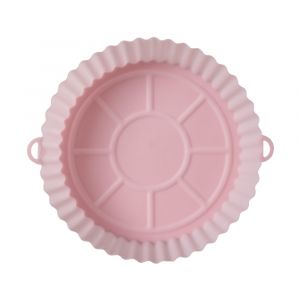 Plaque De Cuisson Ronde En Silicone Pour Friteuse &Agrave; Air Chaud, 18 Cm - R&eacute;utilisable Et R&eacute;sistante &Agrave; La Chaleur - Neuf