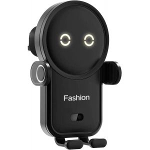 KALANKA-Support de t&eacute;l&eacute;phone portable sans fil pour voiture - 15 W - Pour iPhone 16, 15, 14, 13, 12, Mini Pro Max 11 XR, Samsung Galaxy S24 Ultra S23 S22 S21+ Note 20 (noir) - Neuf