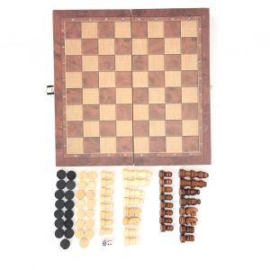 Jeu D'echecs 3 En 1 Gobang Pliable Et Interactif, Taille M : 29 X 29 Cm - Neuf