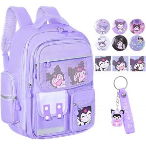 Cartable Fille Primaire Sac &agrave; Dos Enfant,Sac D'&eacute;cole Scolaires Kawaii avec Pendentif Badges Cartes Cadeau d'anniversaire Rentr&eacute;e Scolaire 3 &agrave; 6 &eacute;me.[B34] - Neuf