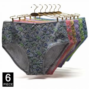 Culottes En Coton Grande Taille Sous-V&ecirc;tements Femmes Slips Femme Culotte Dame Lingerie Fille Intime Taille Haute Grande Taille 6 Pcs/Lot.9652.4xl - Neuf