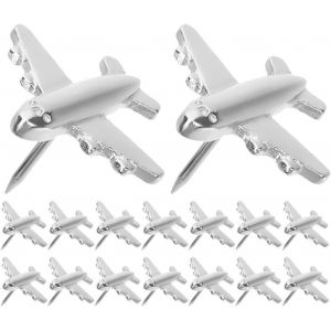 Chenquansarl-Lot De 24 Puna S 3d En Forme D'avion En Forme D'avion Pour Photos, M&eacute;mos, Documents, Cartes Postales, Dessins, Puna S Pour Bureau - Neuf