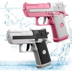 Kal-Pistolet &Agrave; Eau Pour Enfants, 2/4 Pi&egrave;ces Pistolet &Agrave; Eau En Plastique, Jouet D'&eacute;t&eacute; Pistolets-&Agrave;-Eau De 100 Ml Longue Port&eacute;e De 8-10 Meter, Fusil A Eau Pour La Piscine Ext&eacute;rieure Et La Plage - Neuf