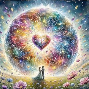Ayuhr-Peinture Diamant Couple D'amoureux 30 X 30 Cm - Peinture Diamant Amour C?ur - Peinture Diamant Pour Couples De Jeunes Mariés - Mosaïque - Peinture Diamant - Art - Broderie Au Point De Croix - - Neuf