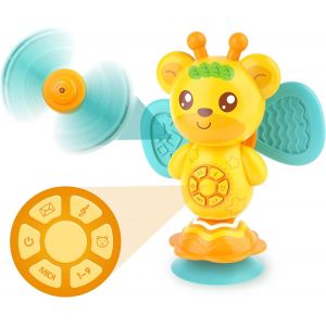 Jouets Pour Chaise Haute Pour Bébé Avec Musique Et Lumière Pour Aider Les Enfants À Manger, Mu - Neuf