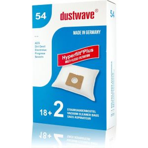 KAL-® Lot De 20 Sacs D'Aspirateur Compatibles Avec Aeg Ae 4200 Ergo Essence Aspirateur Traîneau / Fabriqué En Allemagne + Micro Filtre - Neuf