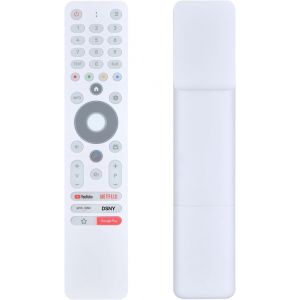 Nouvelle télécommande RC112AW RC112GHW RC112A pour Thomson OLED Smart Android TV 43UA5S13W 50UA5S13W 55UA5S13W 40FA2S13W 40FG2S14W 24HA2S13CW 32HA2S13W 24HG2S14CW 32HG2S14W (Fonction vocale) - Neuf