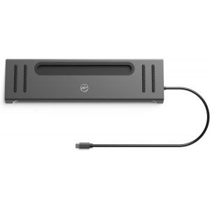 Dock Usb-C 12 En 1 2 Hdmi, 4 Ports Usb 3.0, Ethernet, Port Jack, Lecteur De Carte Sd Et Micro Sd 2 &Eacute;crans Suppl&eacute;mentaires D&eacute;bit Internet Rapide 10/100/1000 Mb/S E[Z3951] - Neuf