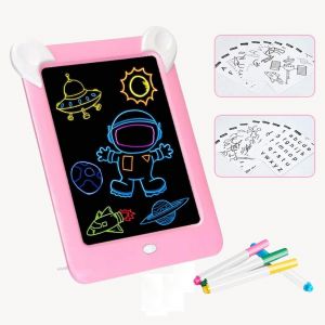 Tablette Magique Lumineuse Rose, Ardoise Magique Lumineuse - Neuf