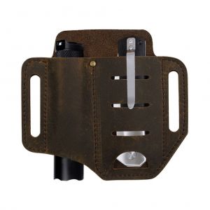 Organiseur Edc Avec Boucle De Ceinture En Cuir Pour Outils Multifonctions, Pour Stylos, Lampes De Poche, Outils Et Equipement Edc - Neuf