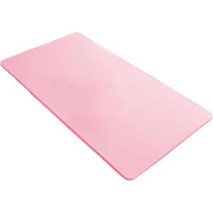 Sjzg-Elastique Nappe De Table Cuir Pu Nappe Rectangulaire Imperméable Résistant À L'huile Couverture Rose,80_X_130_Cm - Neuf