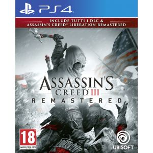 Assassins Creed 3 Remastered, Playstation 4 Remast&eacute;ris&eacute; Anglais, Italien - Neuf
