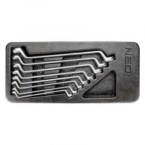 Set 8 cl&eacute;s polygonales contre-coud&eacute;es NEO TOOLS 84-233 6&iquest;22 mm insert pour servante - Neuf