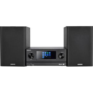 MEVRONISSHOP-KENWOOD M-9000S-B Micro Syst&egrave;me Hi-FI avec CD, Dab +, Radio Internet, Spotify, FM, Bluetooth, USB et Grand &eacute;cran Couleur TFT - Neuf