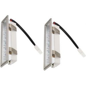 Kal-1 Jeu Ampoule De Hotte Remplacement De L'ampoule De La Hotte Lumières Led Lumières De Hotte De Cuisine Ampoules Led D'inondation En Plein Air Un Verre Blanche 2 Pièces - Neuf