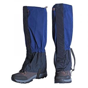 2pcs / Paire Coupe-Vent Imperméable Jambières Couvre-Jambe Camping Randonnée Ski Chaussure De Voyage Chasse À Neige Guêtres D'escalade - Neuf