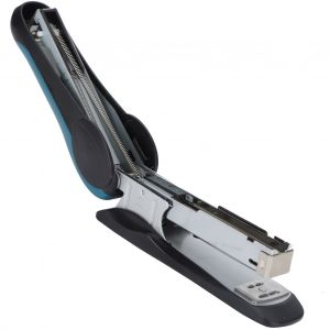 Agrafeuse a clous longs, machine a relier, papeterie avec arrache-agrafes, bleu et noir - Neuf