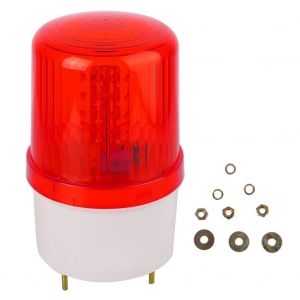 Feu d'avertissement LED rouge clignotant pour entrepot exterieur, signalisation routiere (110 V) - Neuf