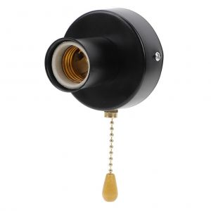 KAL-Tirez Sur L'Interrupteur Porte-Lampe De Plafond Avec Chaîne, Accessoire De Lumière De Plafond, Lampe De Traction Tirette De Lumière De Plafond, Fermeture Éclair Support De Lampe Changer - Neuf