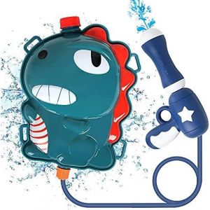 Pistolet &Agrave; Eau Pour Enfants, Avec R&eacute;servoir D'eau De 2000 Ml, Jouet D'eau Pour L'&eacute;t&eacute;, La Plage, La Piscine, Vert - Neuf