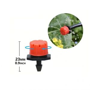 120 Tuyaux goutteurs r&eacute;glables &Oslash; 19,9 mm - Neuf