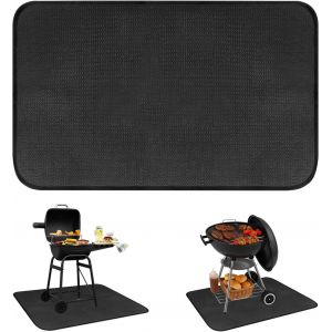 Letnerny-Tapis Ignifuge, 76 X 122cm Rectangle Tapis R&eacute;sistant &Agrave; La Chaleur Imperm&eacute;able Tapis De Protection Thermique Facile &Agrave; Nettoyer Tapis Anti Feu Pour Chemin&eacute;e, Feu, Sol, Pelouse, Camping - Neuf