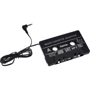 Adaptateur Cassette Automobile (pour Smartphones, lecteurs MP3/CD, Jack 3,5 mm, Car Cassette Adapter) Noir - Neuf