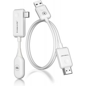 MEVRONISSHOP-HDMI Sans Fil, 98FT/30M Transmetteur et R&eacute;cepteur, 5G Kit d'Extension Audio Vid&eacute;o, pour Laptop/PC/Camera vers HDTV/Projector/Monitor - Neuf