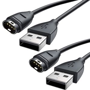 Câble Cargador Garmin 2PCS, Câble Garmin USB 1m Compatible avec Garmin Instinct Vivoactive3 3Music 4 4S Fenix 6 6s6xPro 5 5S 5X 5XPlus Forerunner 935 Approach S10 S40 S60 S62 X10 Quatix 5 6 - Neuf