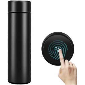 Bouteille Thermos,Bouteille D'eau De 500 Ml,Tasse Isolée Sous Vide,Bouteilles Thermos Avec Affichage De La Température À Écran Tactile Led,Bouteille D'eau Intelligente 304 Stai - Neuf