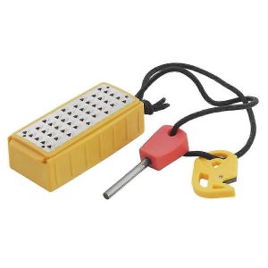 Outil De Survie Allume-Feu - Kit De Démarrage De Feu Tout-En-Un En Silex Et Acier - Ferro Rod Fire Starter Wi - Neuf